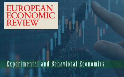 1st Summer School in Experimental and Behavioral Economics, by the European Economic Review